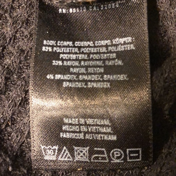 Akemi and Kin Anthropologie black long sleeve cowl neck sweater, size L - Picture 3 of 5